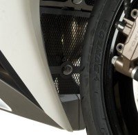 Ochranná mřížka výfukových svodů R&G Racing pro motocykly HONDA CBR1000RR ('12), černá